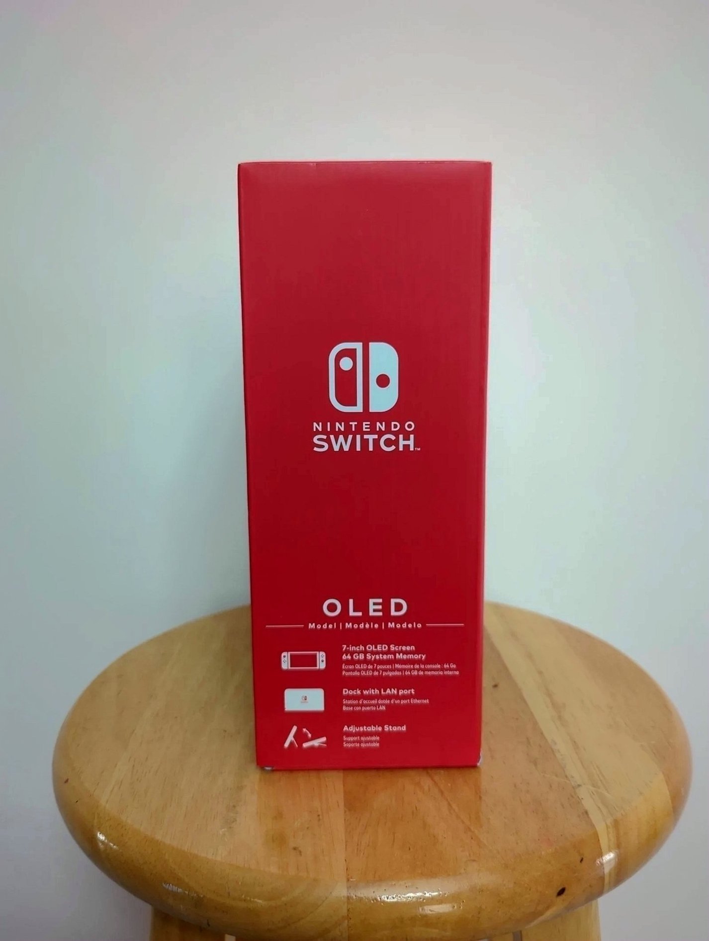 Nintendo Switch OLED (Blue + Red) 64GB - Used image 2