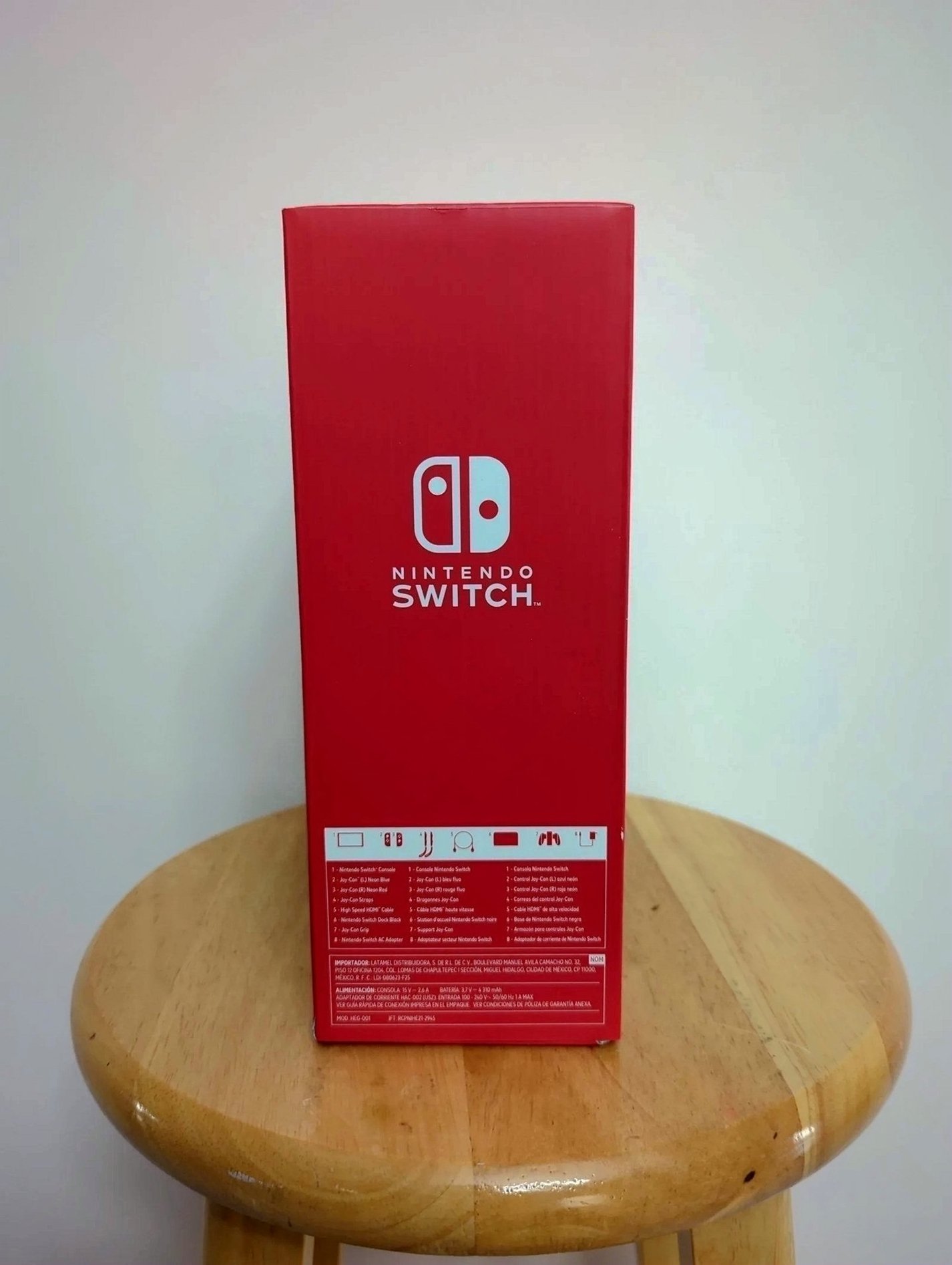 Nintendo Switch OLED (Blue + Red) 64GB - Used image 5
