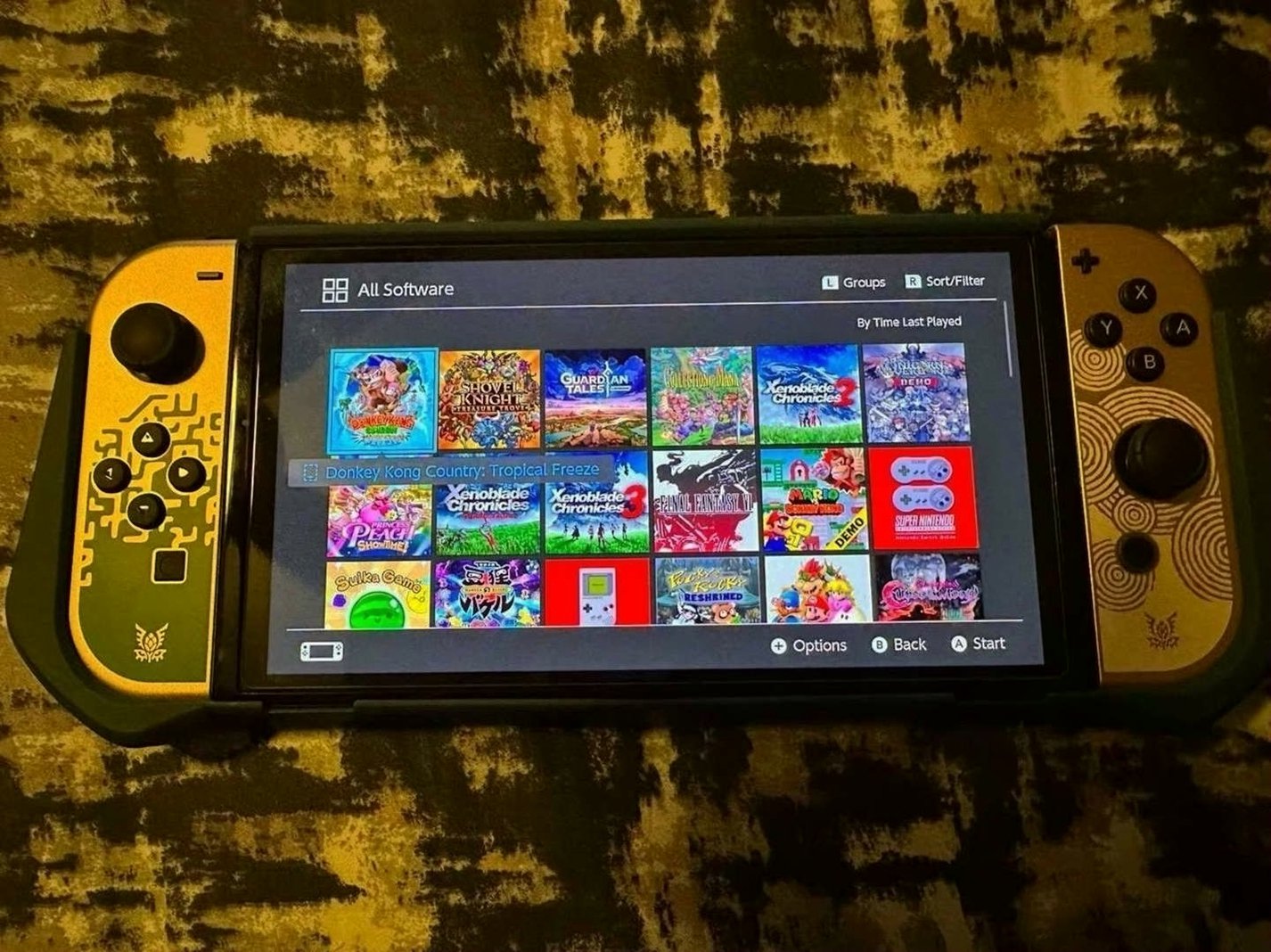 Nintendo Switch OLED Zelda Tears of The Kingdom Edition - Used image 2