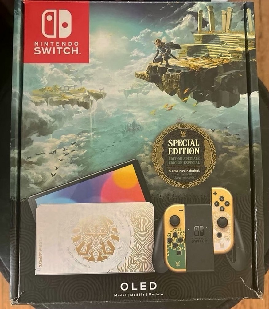 Nintendo Switch OLED Zelda TOTK Edition 2E52 - Used