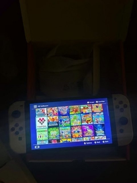Nintendo Switch OLED RP2040 PICOFLY 512GB Sandisk Unlocked - Used image 3