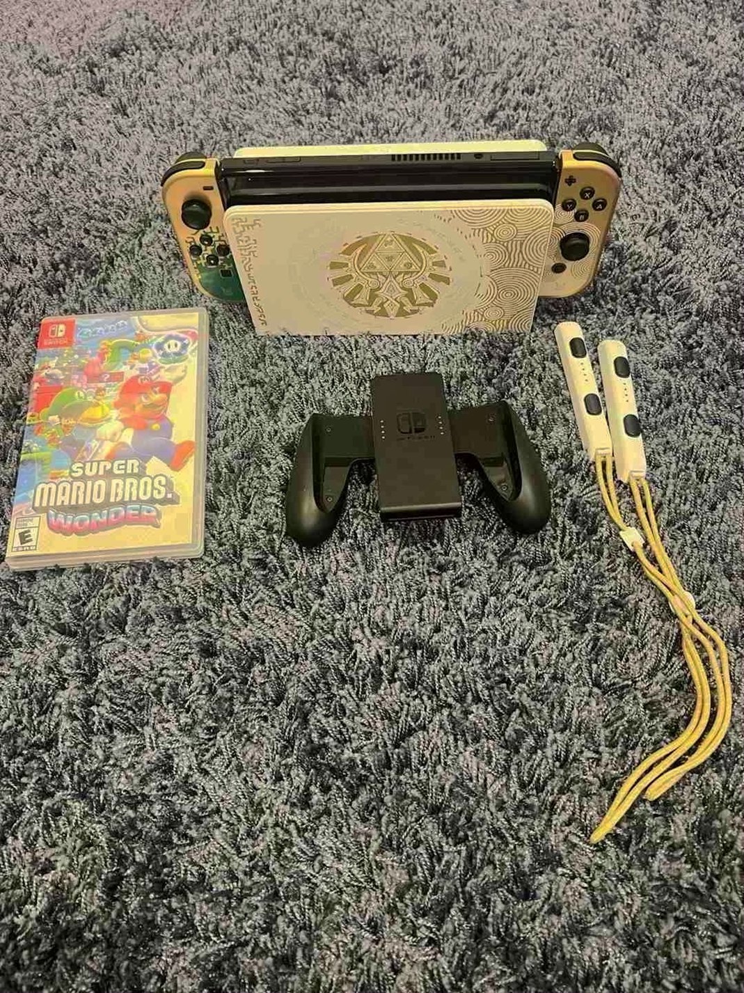 Nintendo Switch OLED Tears of the Kingdom Edition with Super Mario Wonder - Used