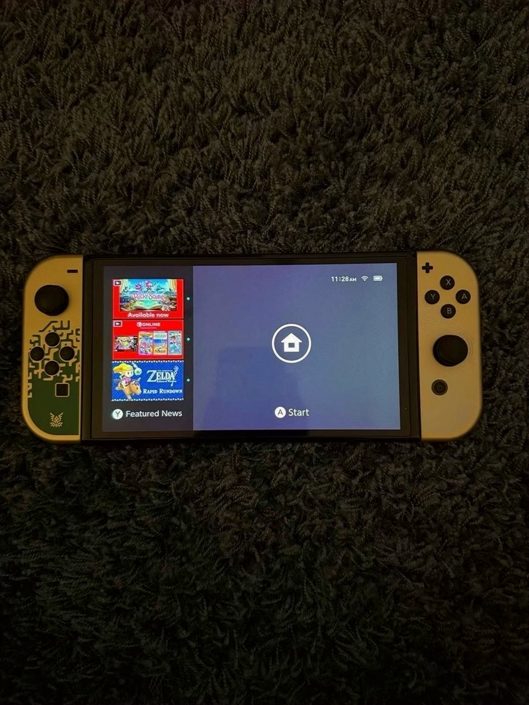 Nintendo Switch OLED Tears of the Kingdom Edition with Super Mario Wonder - Used image 3