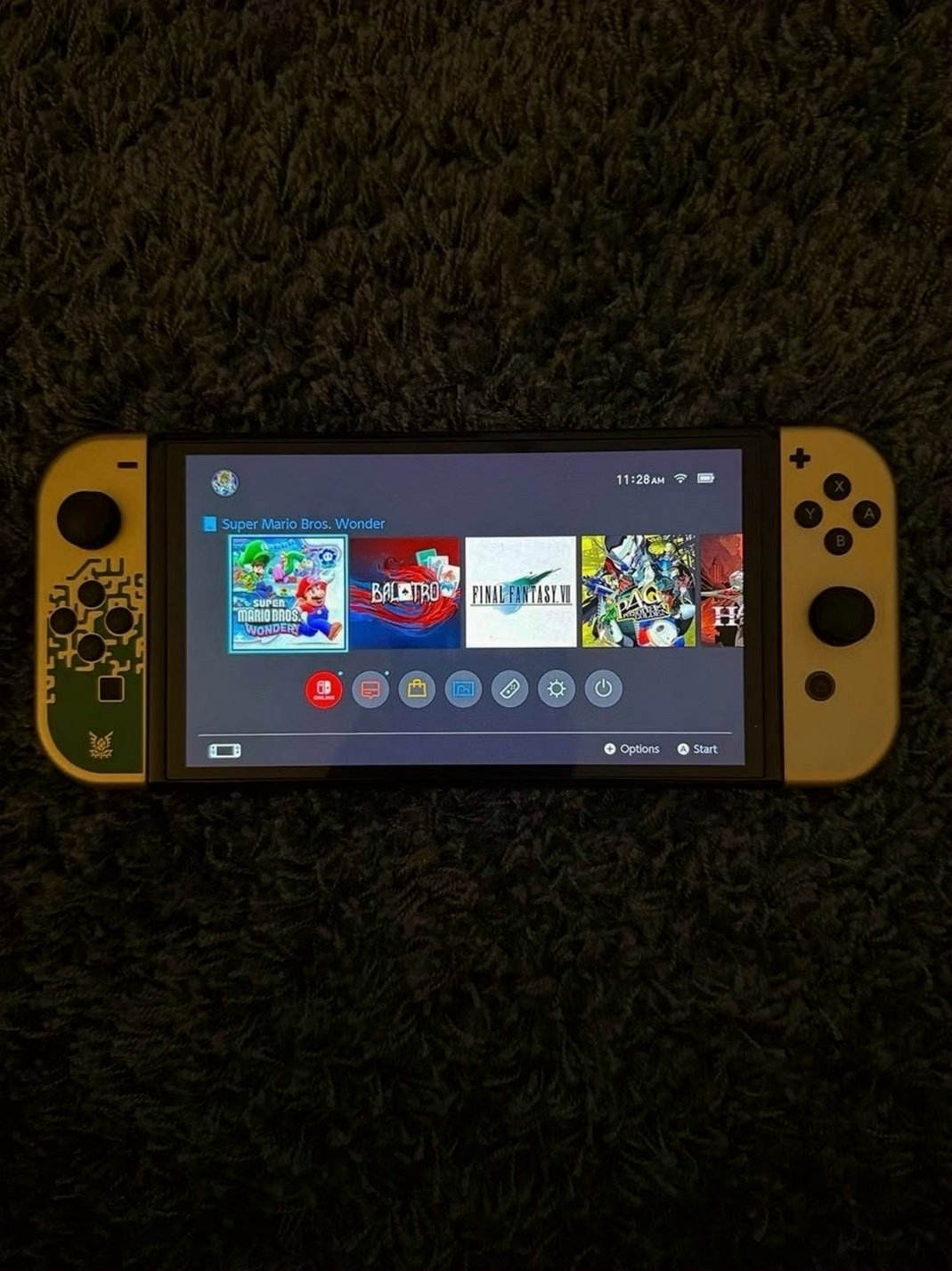 Nintendo Switch OLED Tears of the Kingdom Edition with Super Mario Wonder - Used image 4
