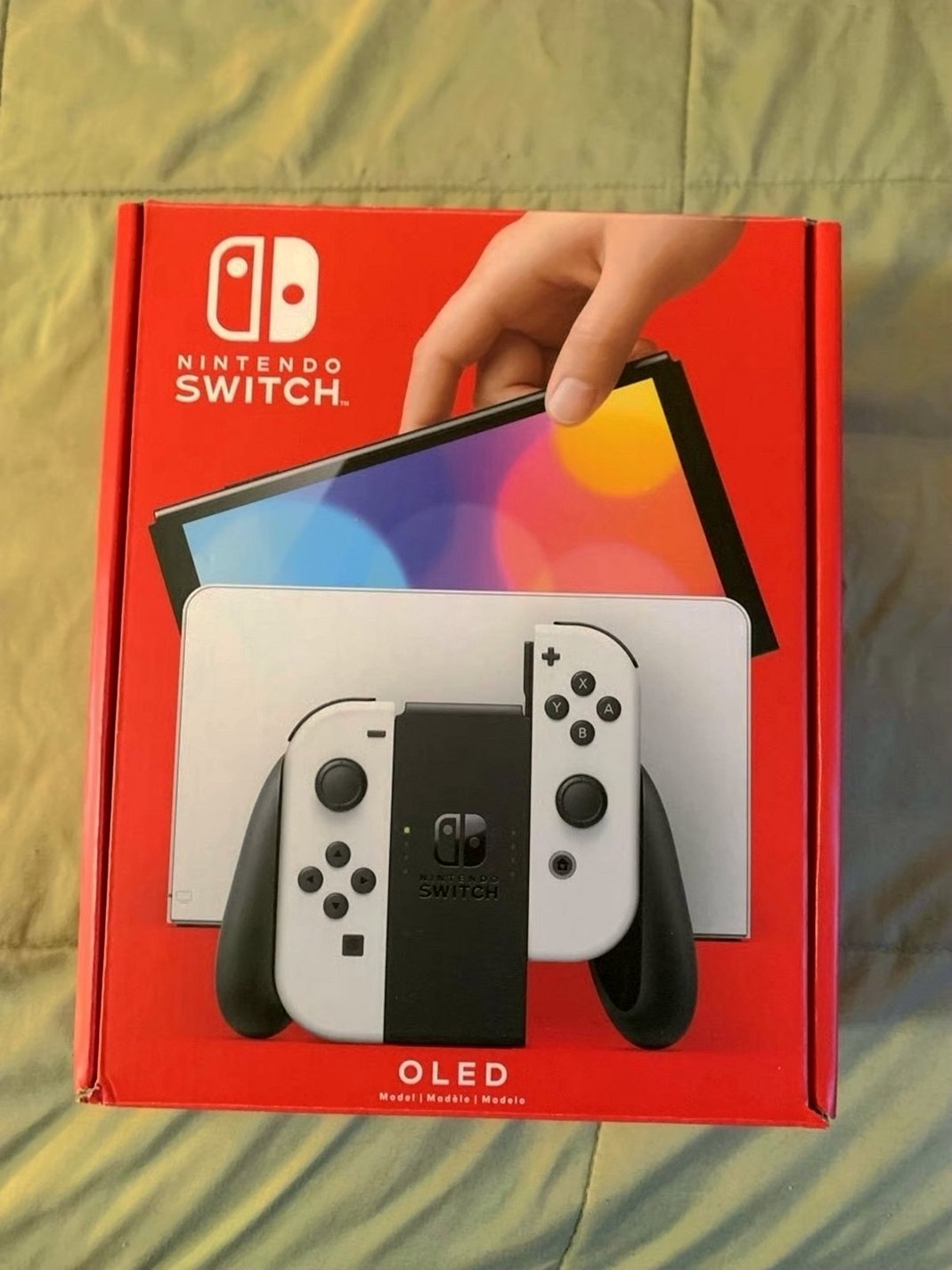 Nintendo Switch OLED with Games and Extra Controller - Used image 2