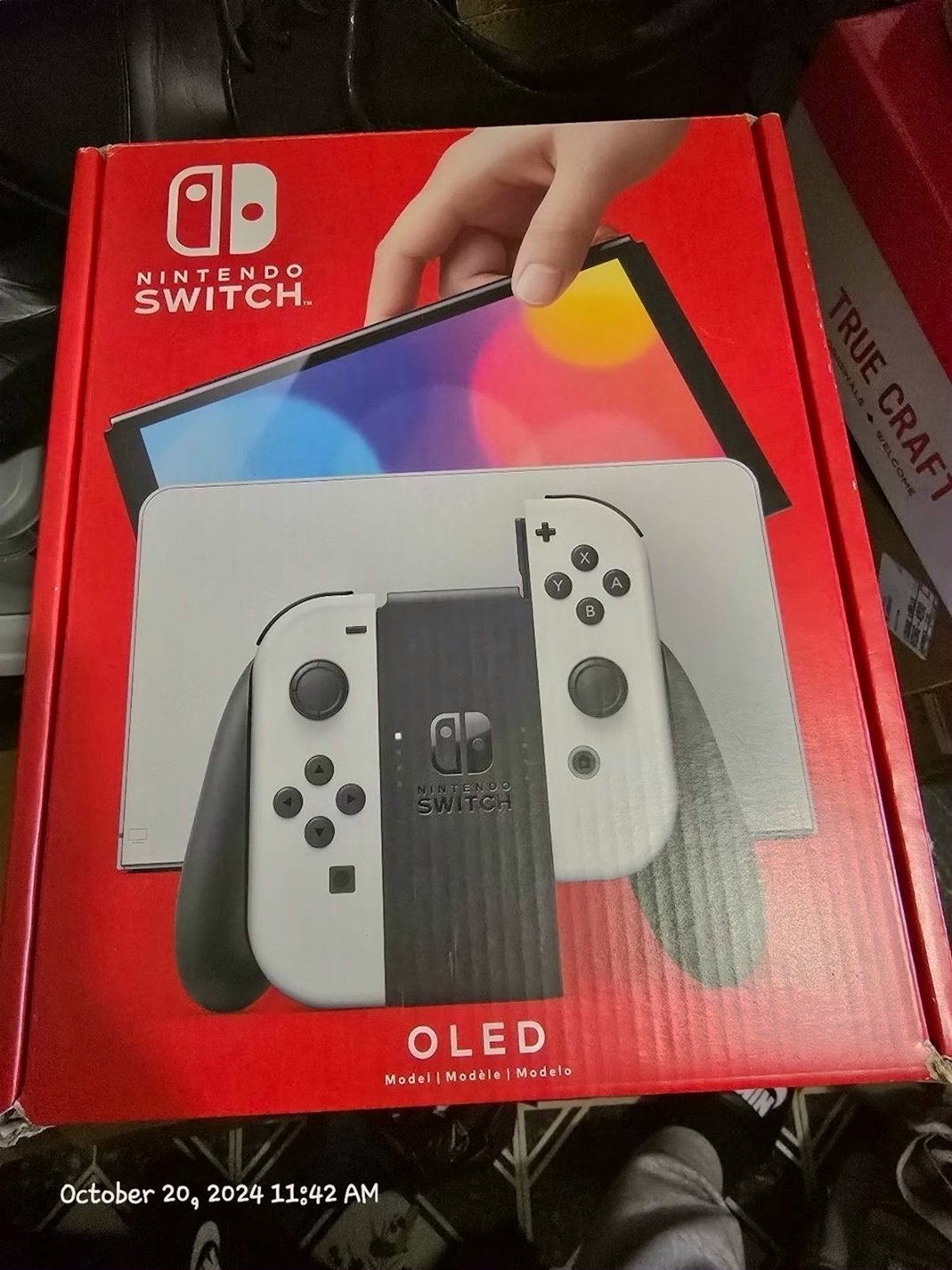 Nintendo Switch OLED White 7F28 Used