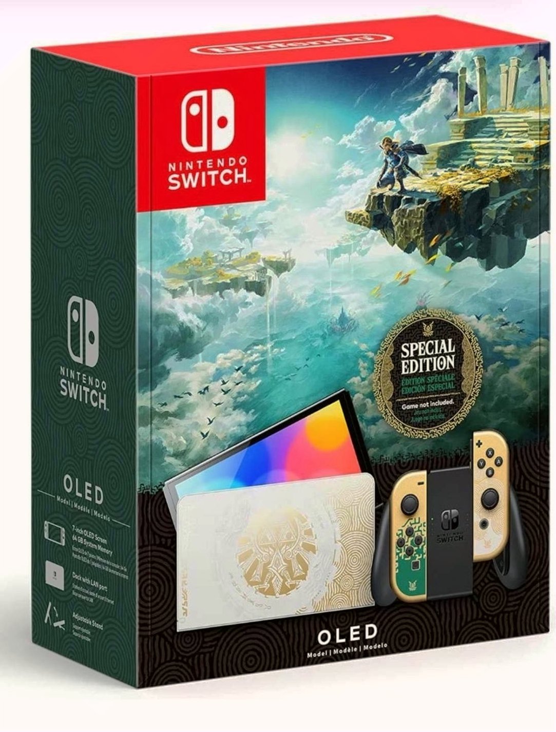 Nintendo Zelda Tears of the Kingdom Switch OLED Unlocked - Used