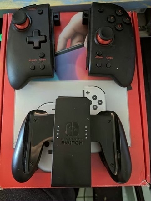 Nintendo Switch OLED White with Pokemon Scarlet Unlocked - Used image 4