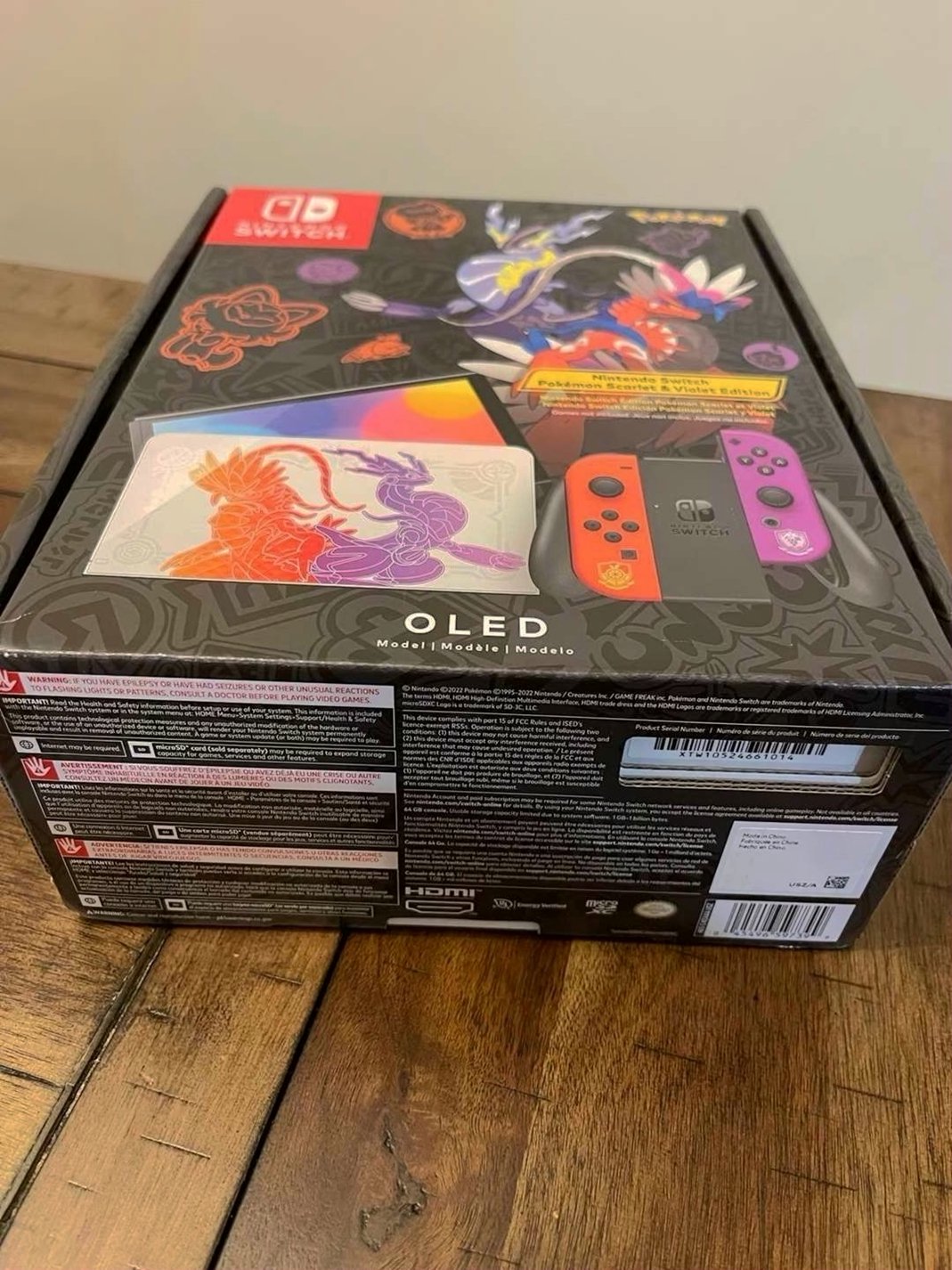 Nintendo Switch OLED Pokémon Scarlet and Violet Edition - Brand New image 5