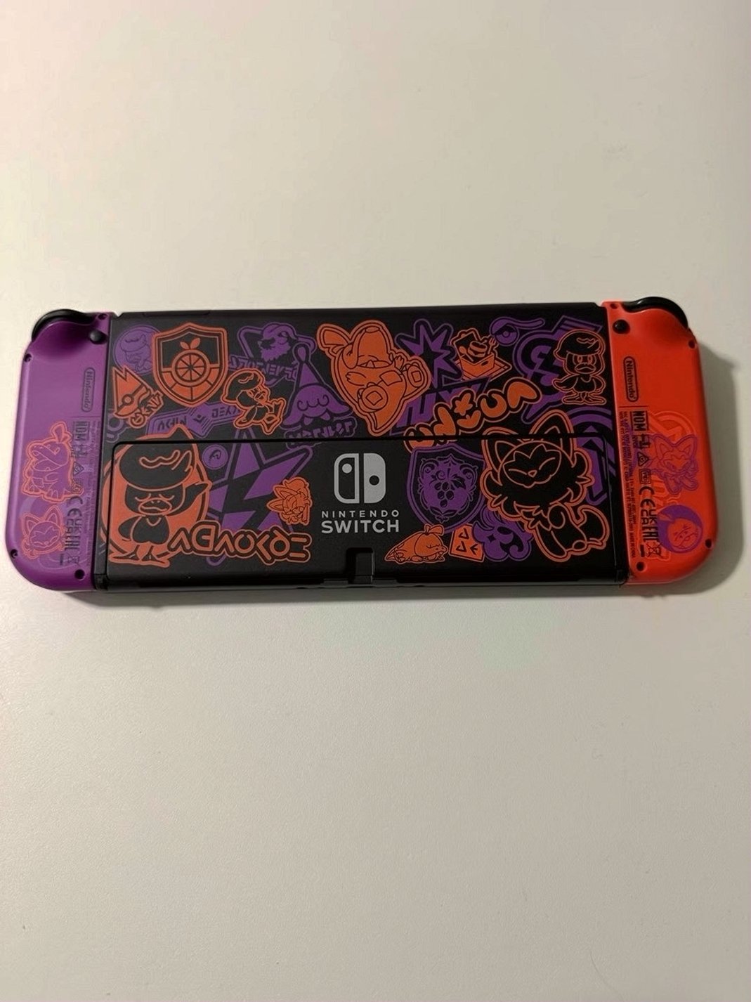 Nintendo Switch OLED Pokemon Scarlet and Violet Edition 8N57 Unlocked - Used image 2