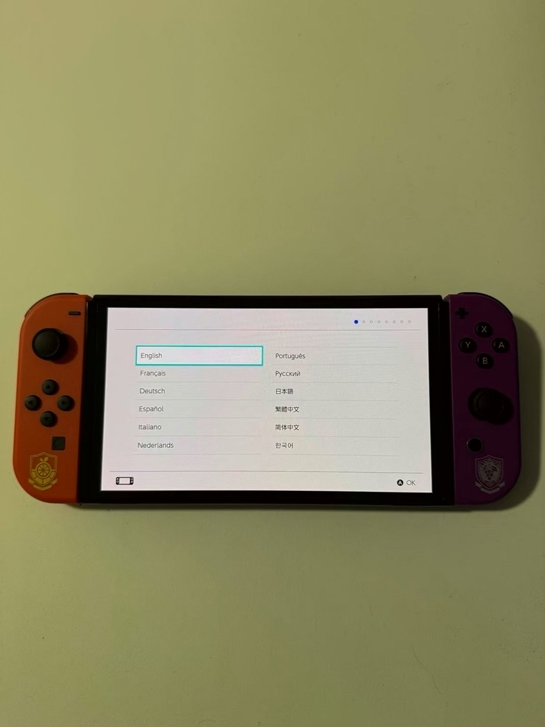 Nintendo Switch OLED Pokemon Scarlet and Violet Edition 8N57 Unlocked - Used image 3