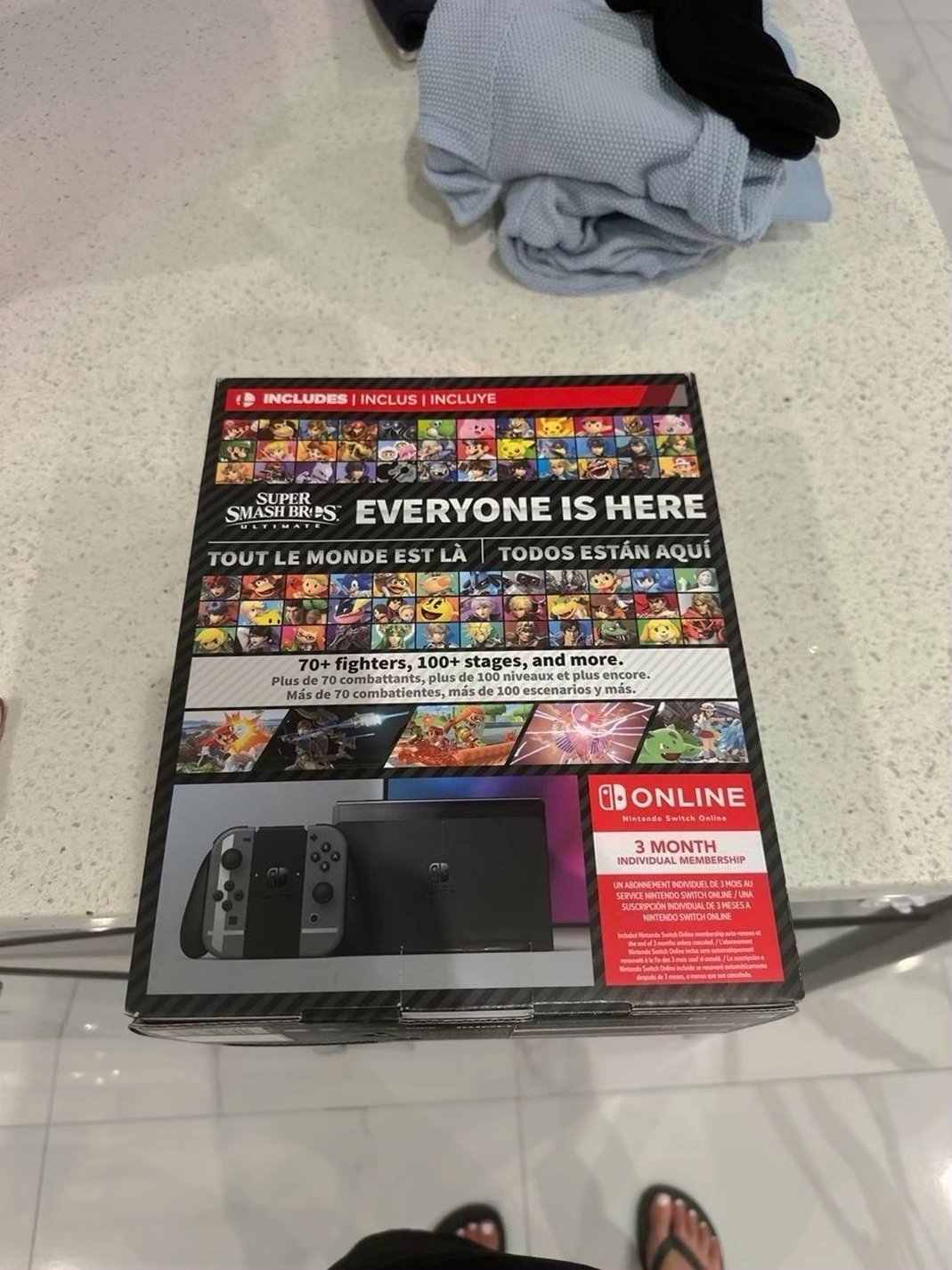 Nintendo Switch OLED Super Smash Bros Bundle Unlocked - Used image 4
