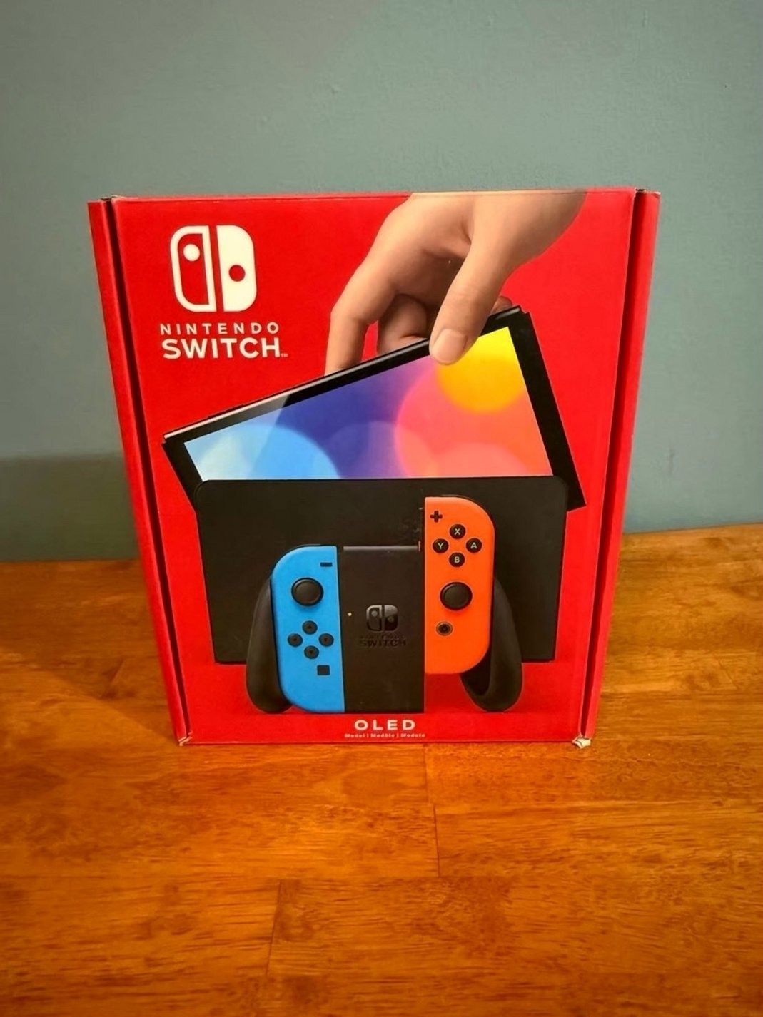 Nintendo Switch OLED 64GB Neon Red and Blue Unlocked - Used