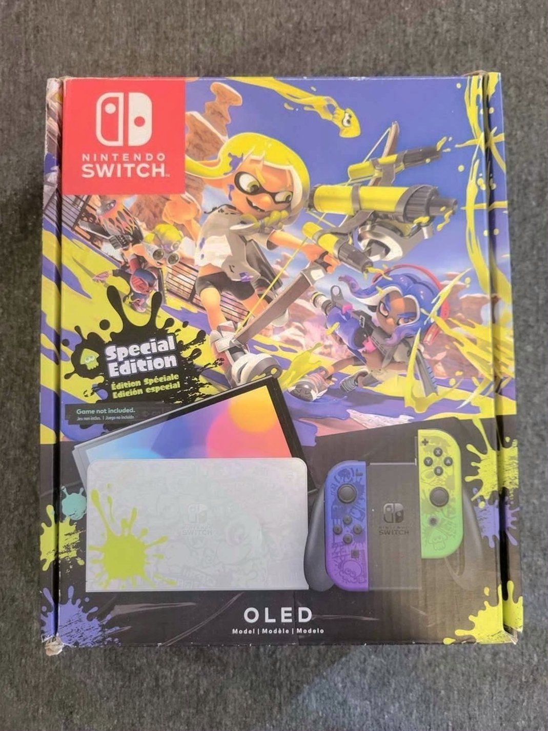 Nintendo Switch OLED Splatoon 3 Edition 2T81 Used