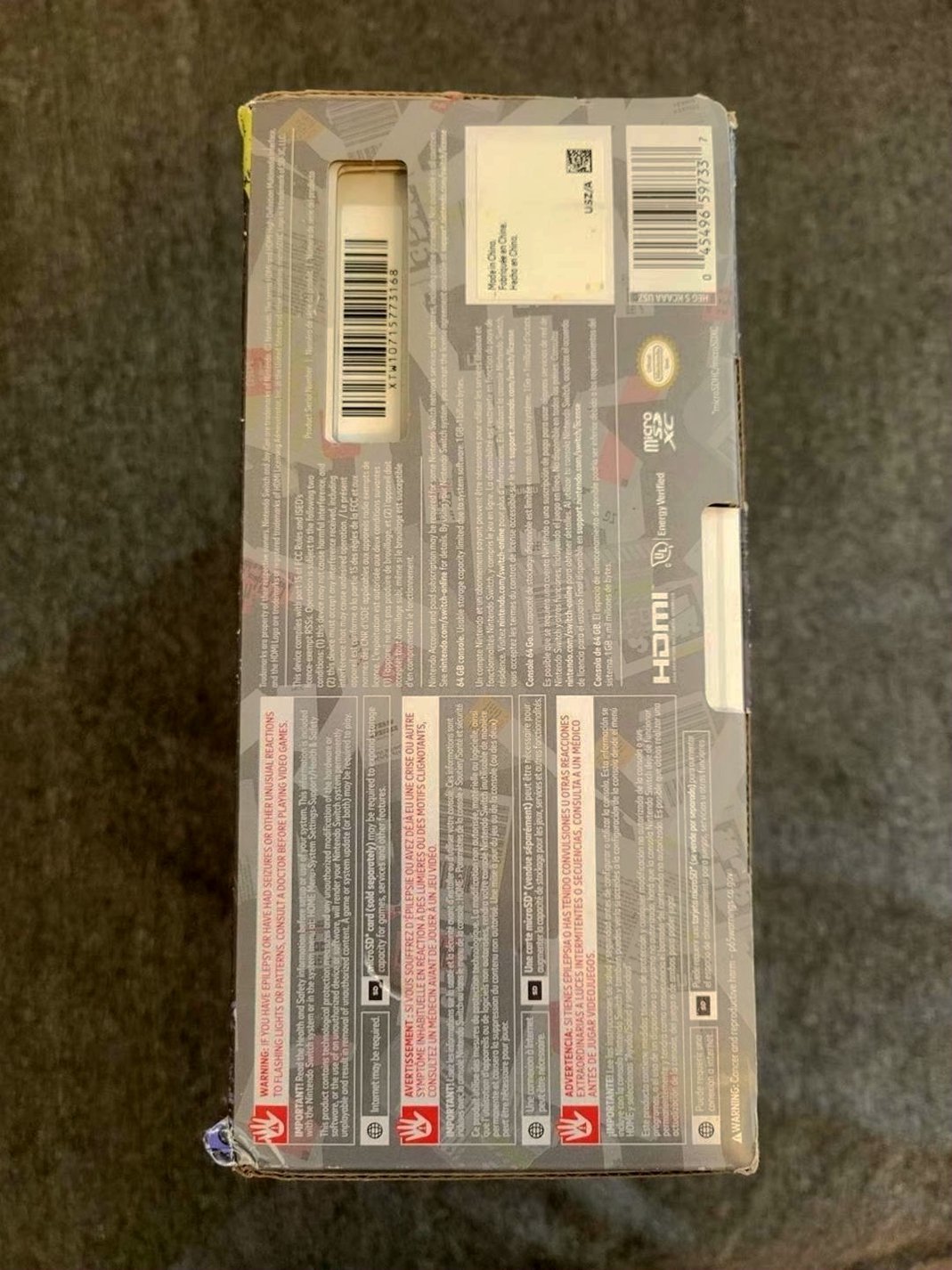 Nintendo Switch OLED Splatoon 3 Edition 2T81 Used image 2