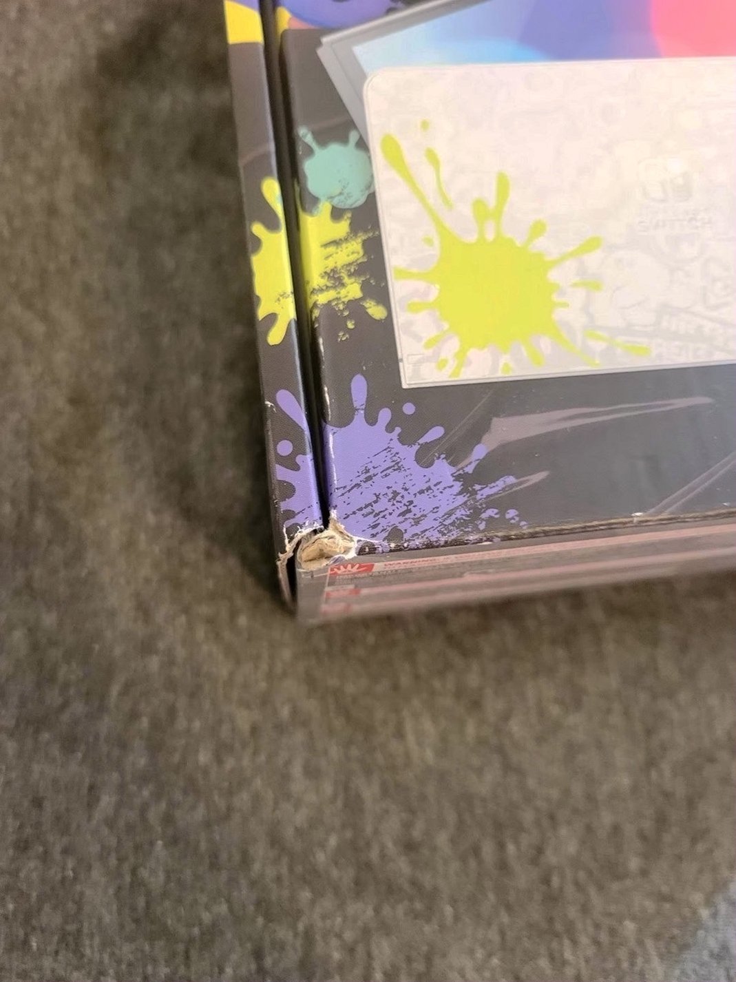 Nintendo Switch OLED Splatoon 3 Edition 2T81 Used image 3