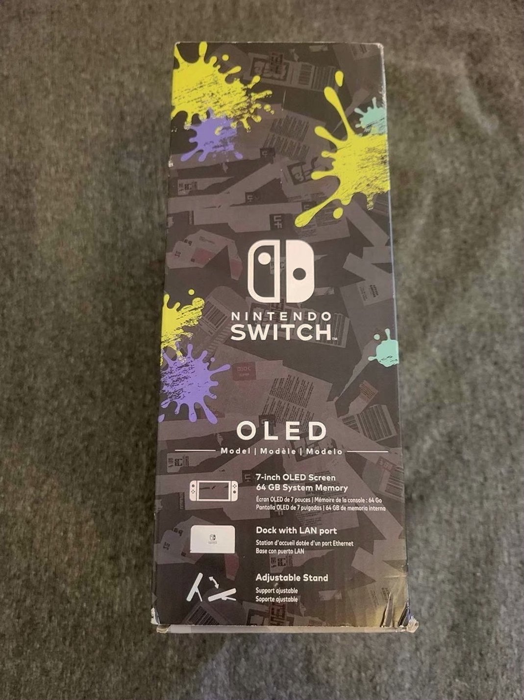 Nintendo Switch OLED Splatoon 3 Edition 2T81 Used image 4