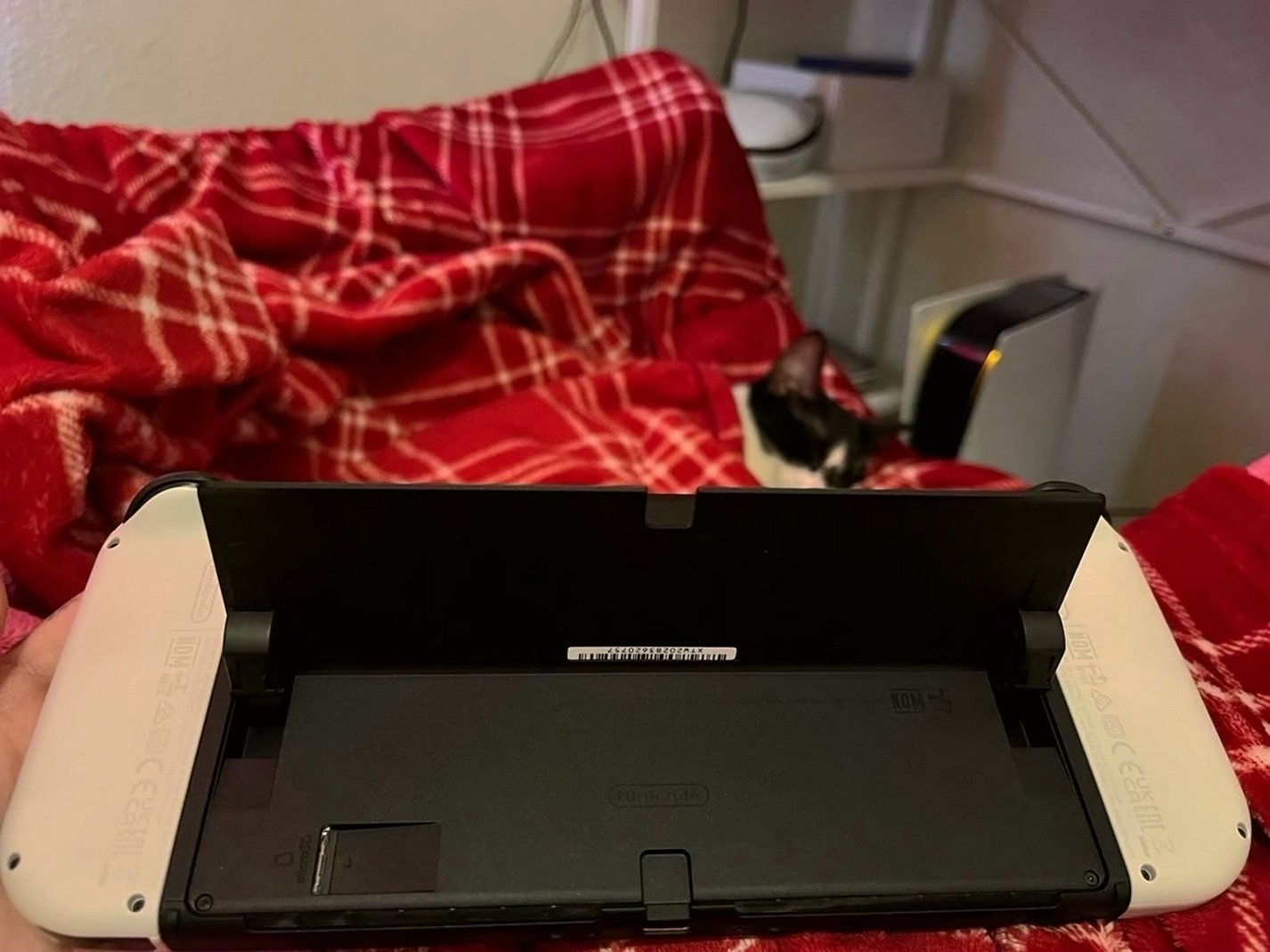 Nintendo Switch OLED 64GB White with Accessories - Used image 2
