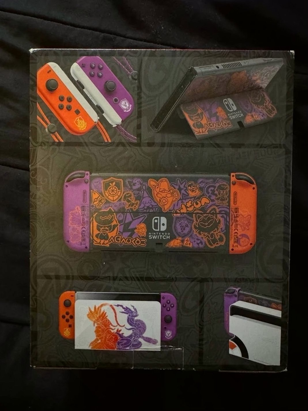 Nintendo Switch OLED Pokemon Scarlet and Violet Bundle - Used image 2