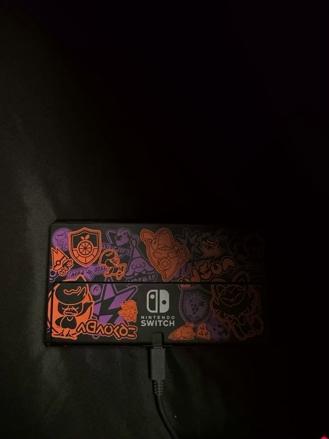 Nintendo Switch OLED Pokemon Scarlet and Violet Bundle - Used image 4