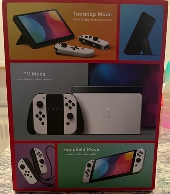 Nintendo Switch OLED 1L35 White Used image 2