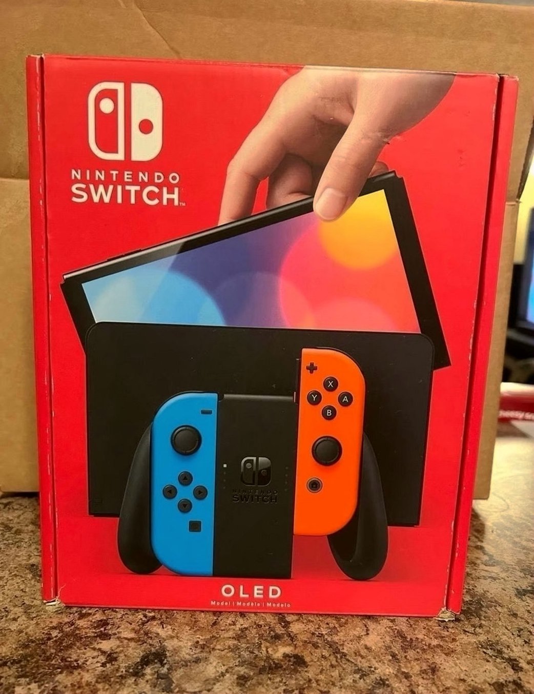 Nintendo Switch OLED 64GB Red & Blue - Used
