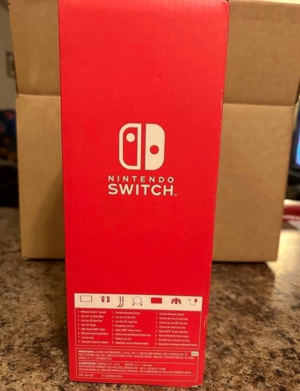 Nintendo Switch OLED 64GB Red & Blue - Used image 4