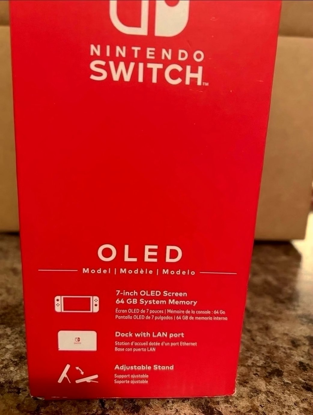 Nintendo Switch OLED 64GB Red & Blue - Used image 5
