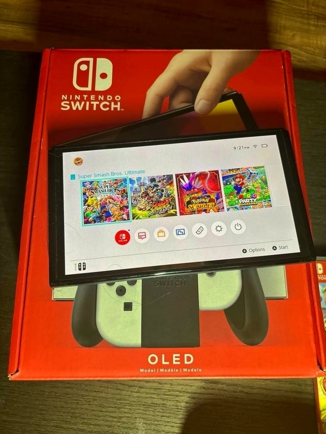 Nintendo Switch OLED Bundle 6N99 - Used image 2
