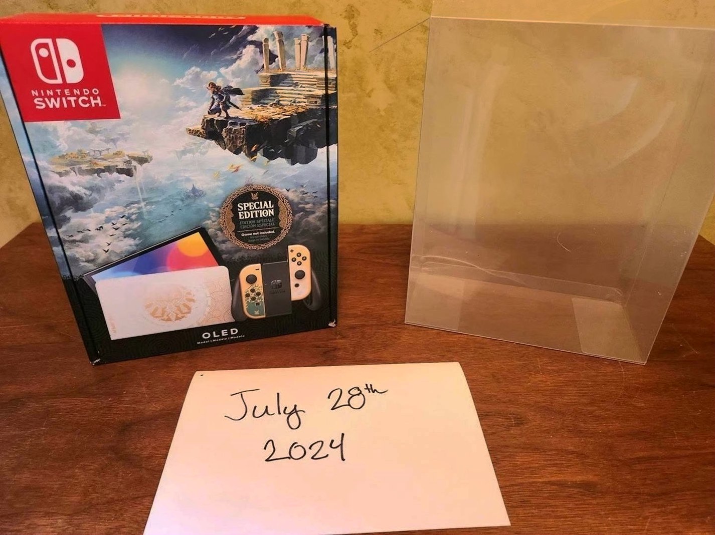 Nintendo Switch OLED Tears of the Kingdom 64GB Blue - Used image 2