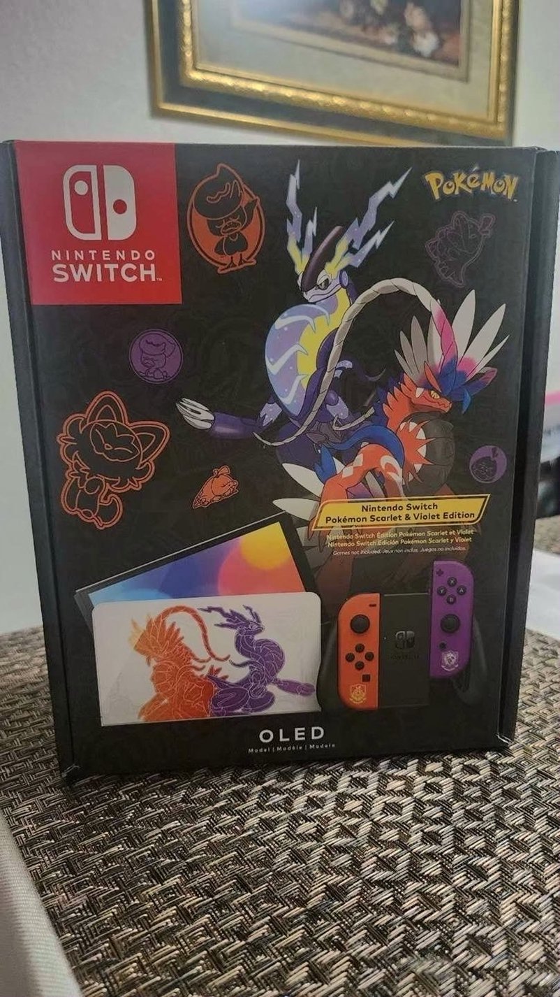 Nintendo Pokemon Scarlet Violet OLED Console - Used