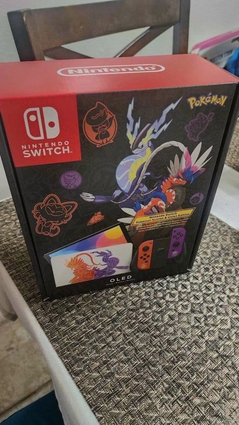 Nintendo Pokemon Scarlet Violet OLED Console - Used image 5