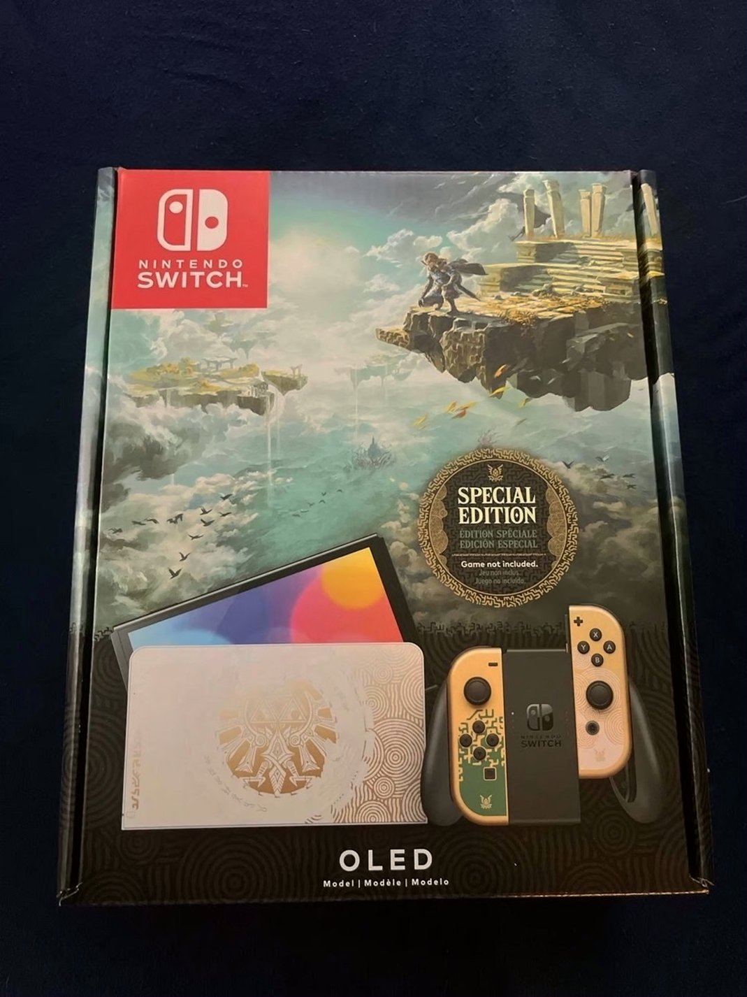 Nintendo Zelda Tears of the Kingdom Switch OLED 5Q93 Used