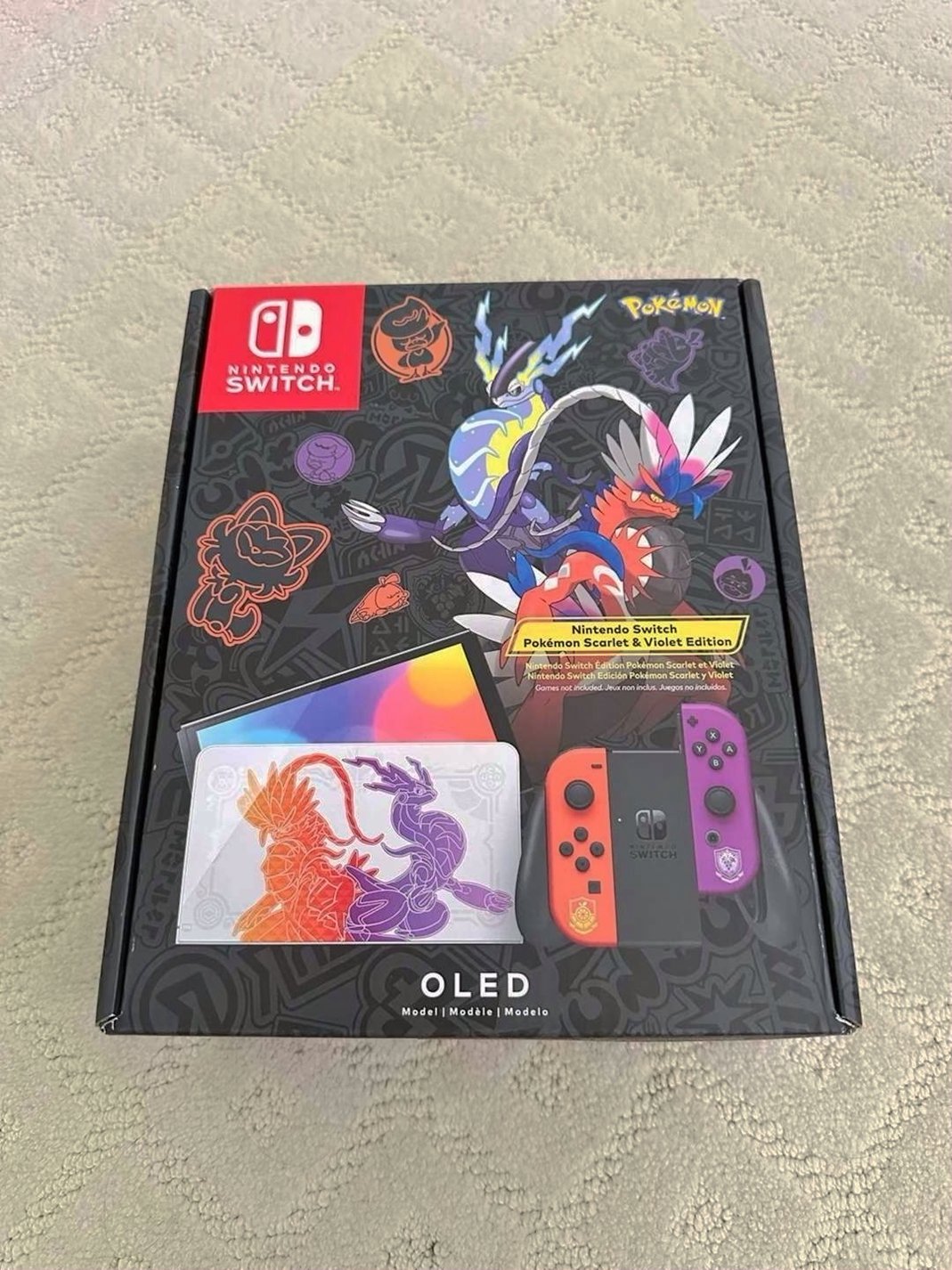 Nintendo Switch OLED Pokémon Scarlet & Violet 1J17 - Used