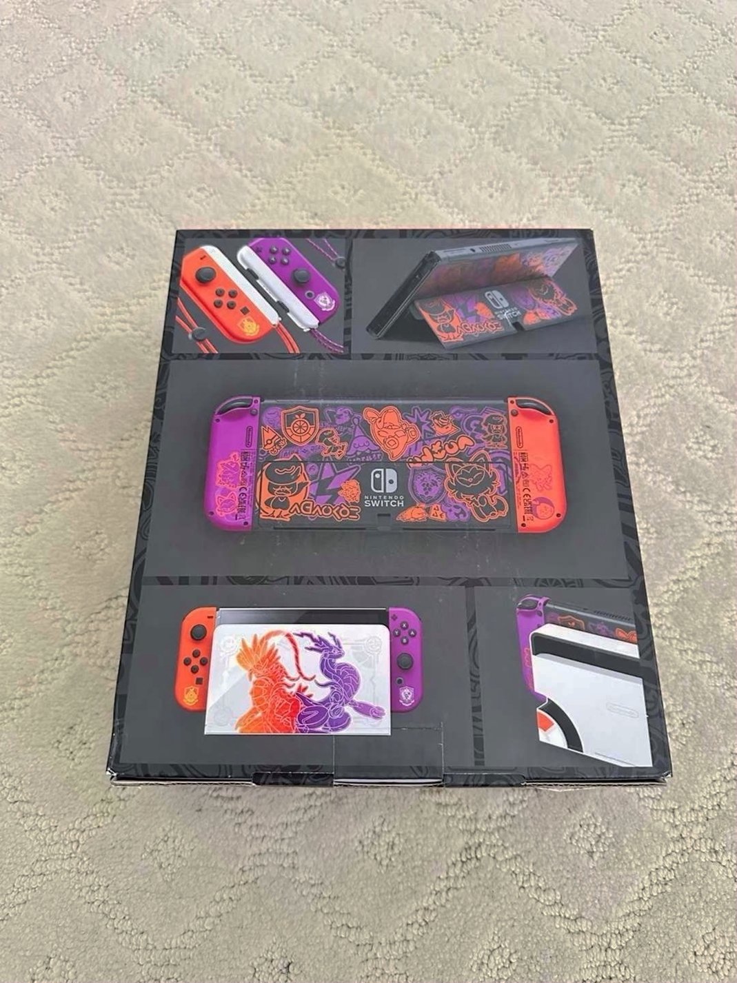 Nintendo Switch OLED Pokémon Scarlet & Violet 1J17 - Used image 2