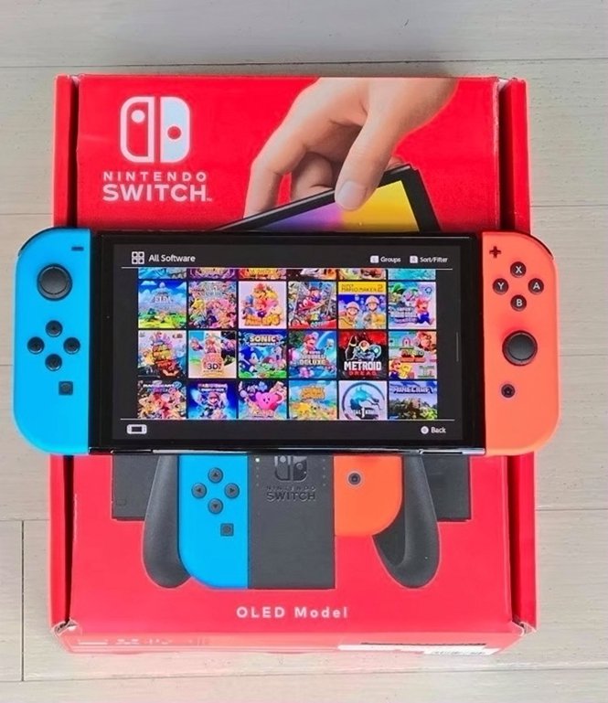 Nintendo Switch OLED 1TB Neon Unlocked - Used