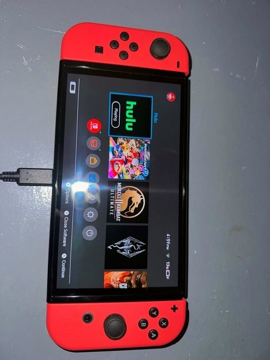 Nintendo Switch OLED Mario Edition 256GB Red - Used image 4