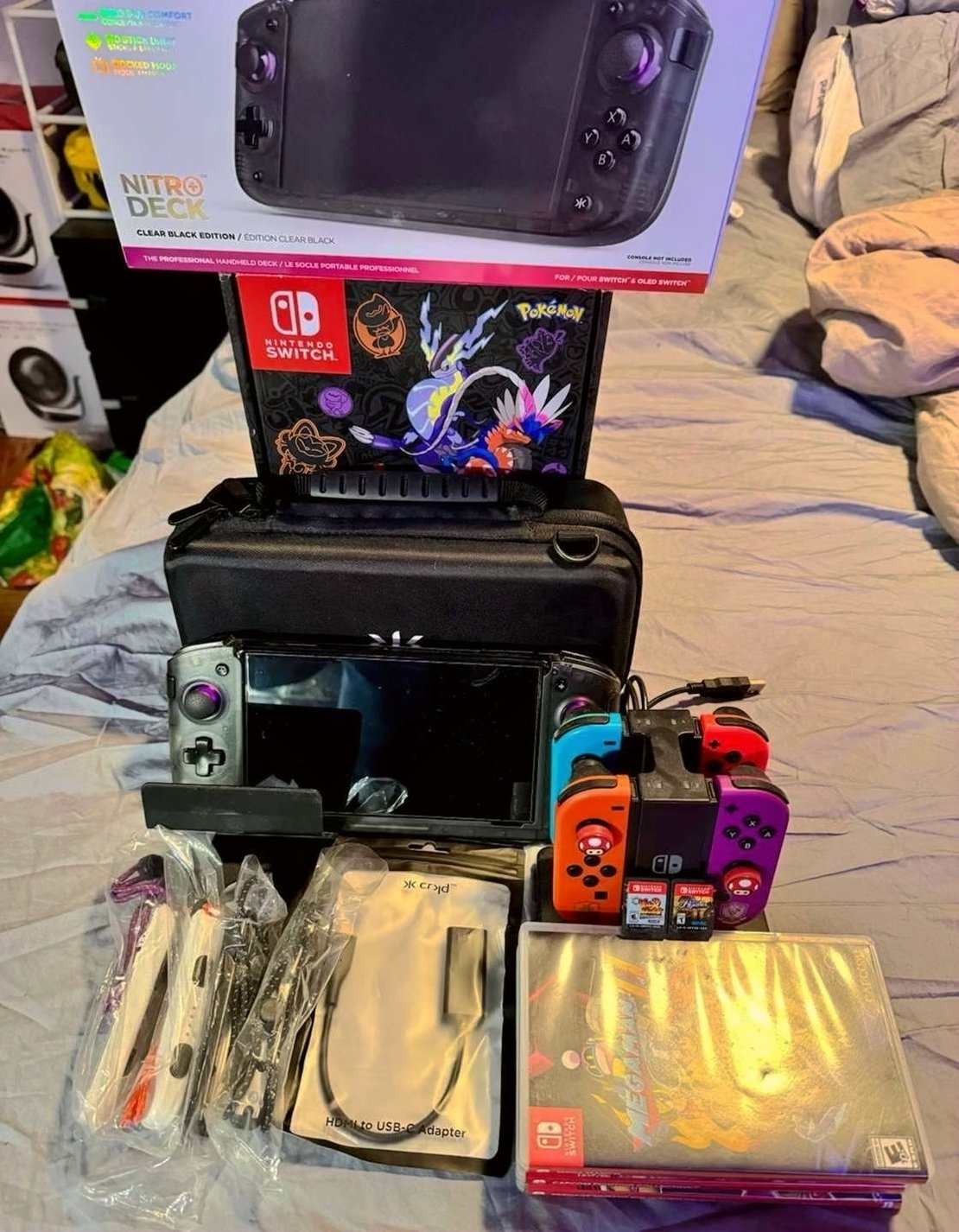 Nintendo Switch OLED Pokemon Scarlet and Violet Edition - Used