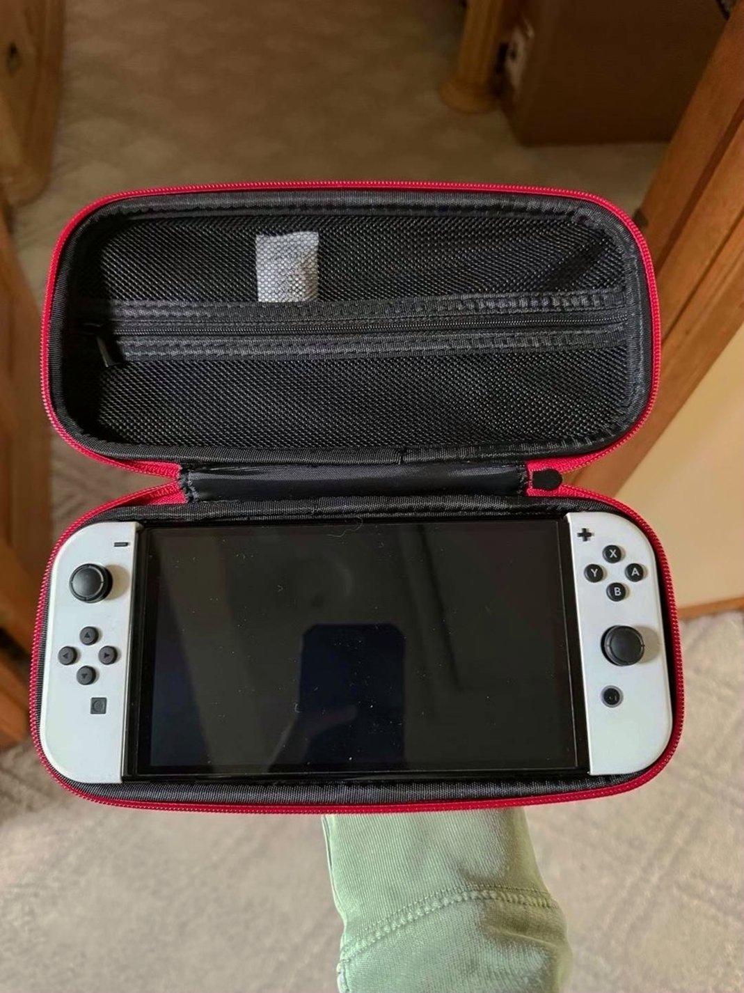 Nintendo Switch OLED Console Mario Tennis Aces Bundle - Used