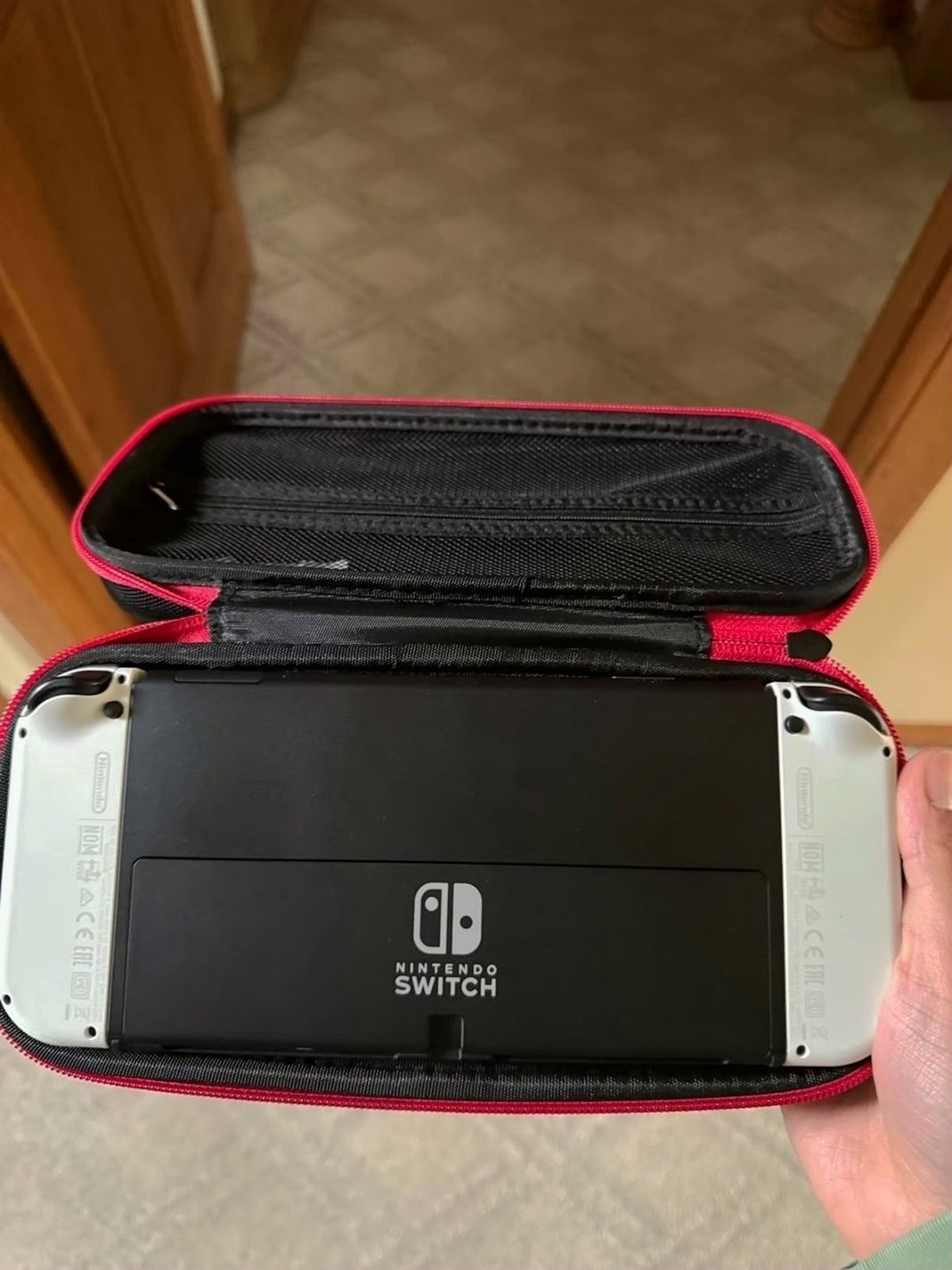 Nintendo Switch OLED Console Mario Tennis Aces Bundle - Used image 5
