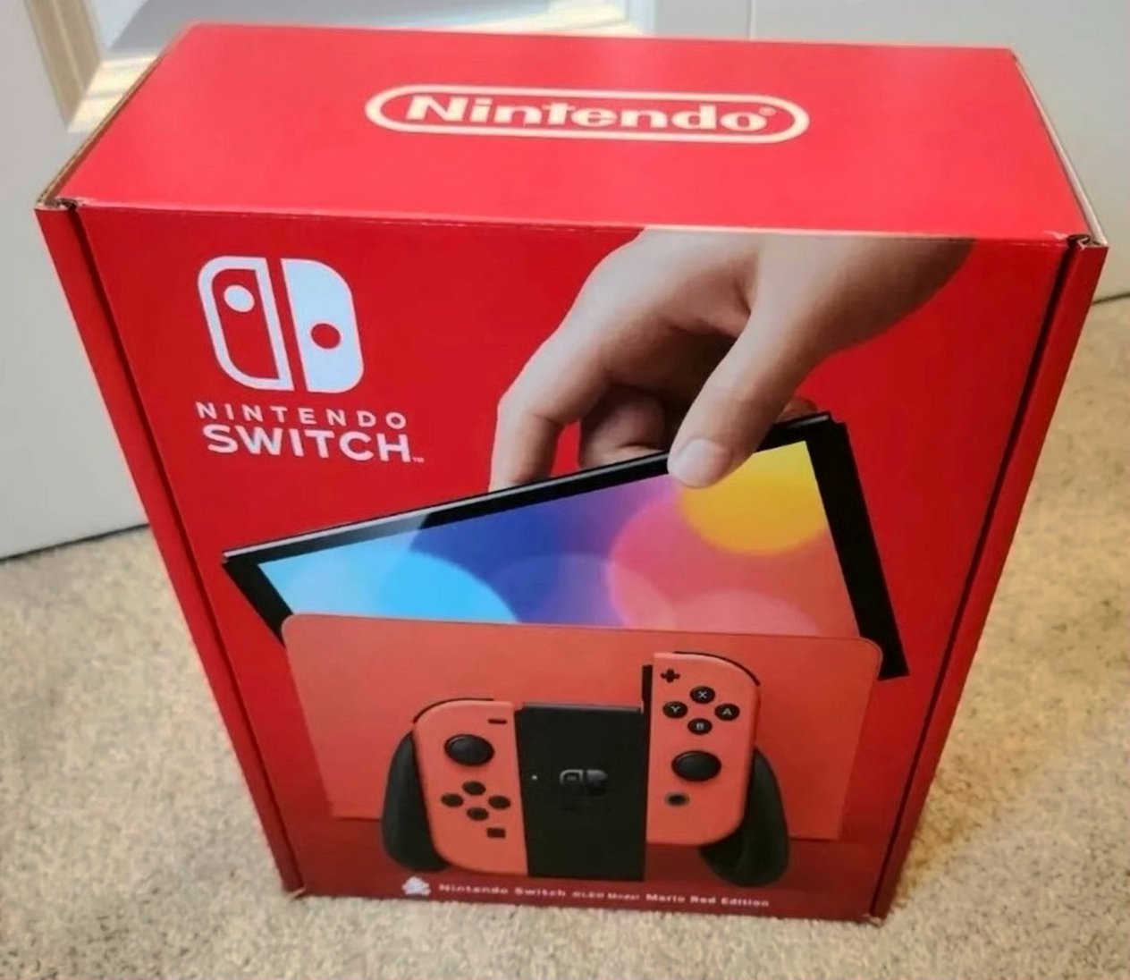 Nintendo Switch OLED Mario Edition Red 64GB Unlocked - Used