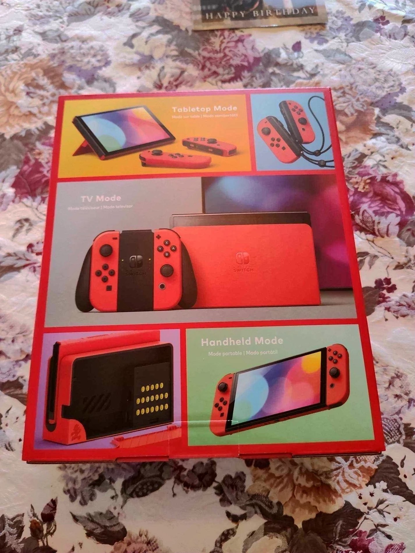 Nintendo Switch OLED Mario Edition Unlocked - Used image 3