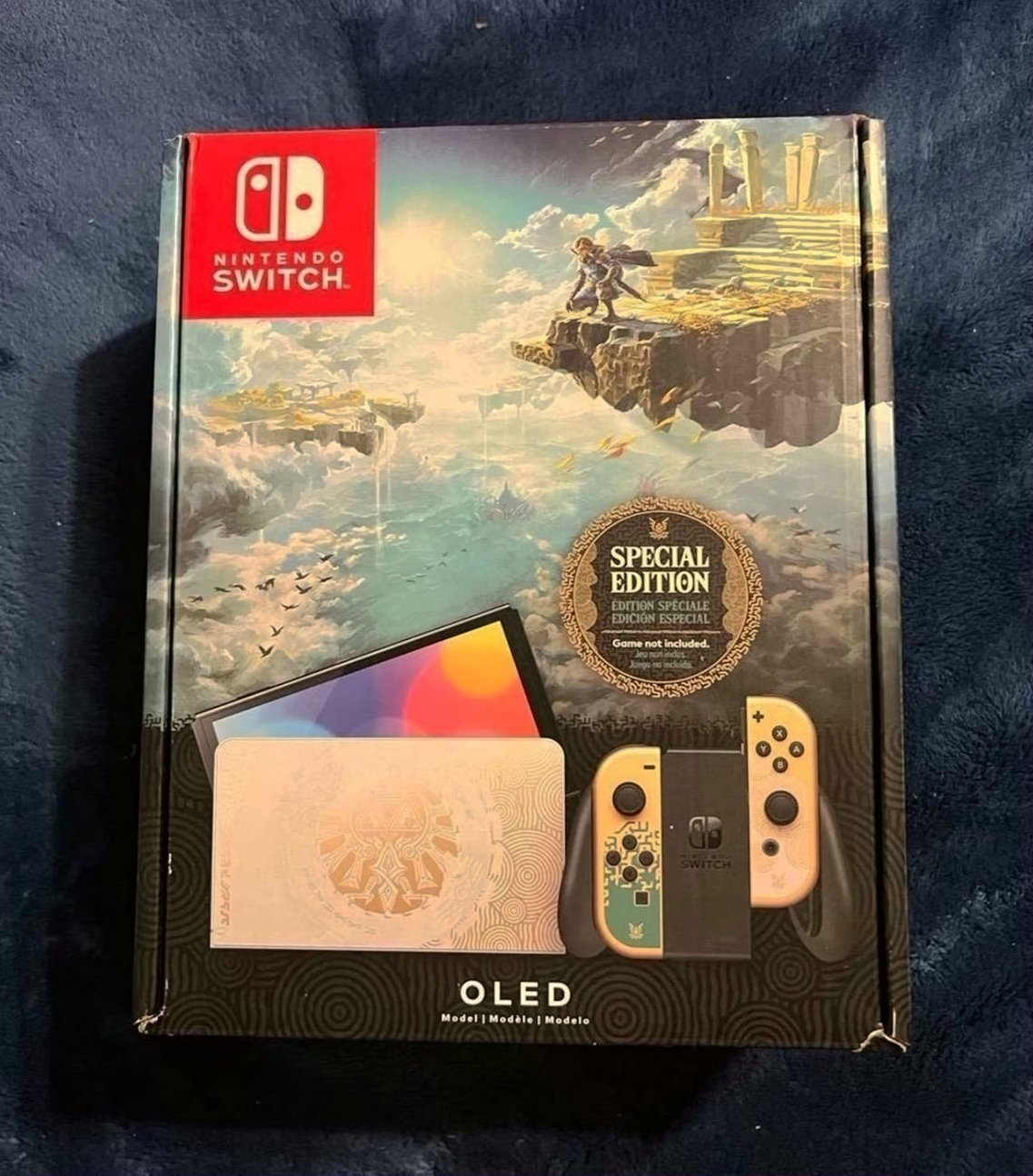 Nintendo Switch OLED The Legend of Zelda Tears of the Kingdom Edition Unlocked - Used