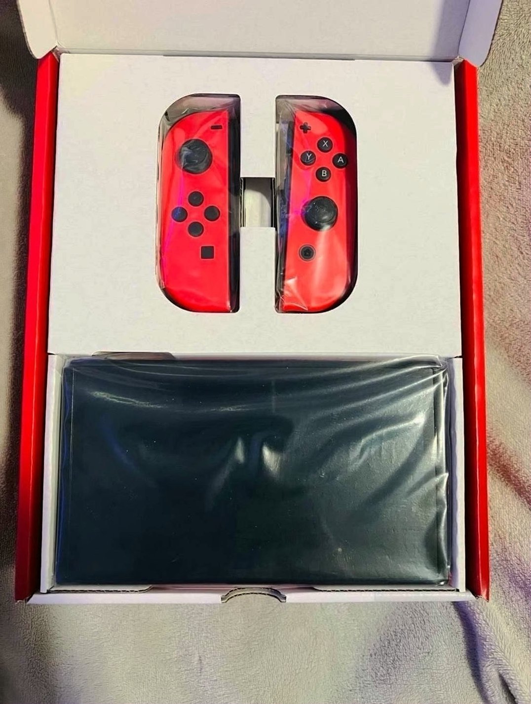 Nintendo Switch OLED Model Mario Red Edition 64GB - Used image 3