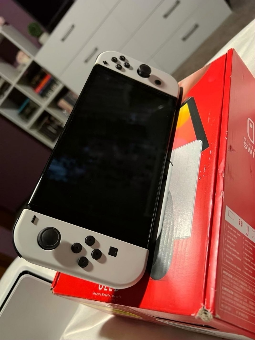 Nintendo Switch OLED Model 8R71 Unlocked - Used image 2