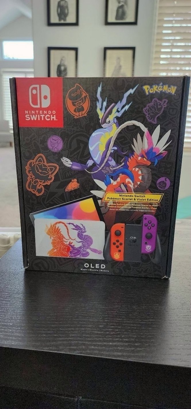 Nintendo Switch OLED Pokemon Scarlett and Violet - Used