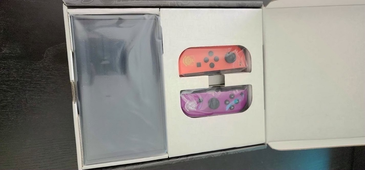Nintendo Switch OLED Pokemon Scarlett and Violet - Used image 2