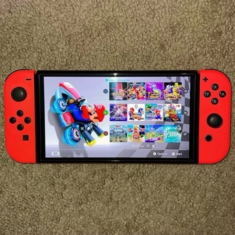 Nintendo Switch OLED Mario Edition 256GB Red Used