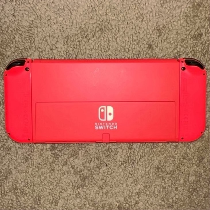 Nintendo Switch OLED Mario Edition 256GB Red Used image 4