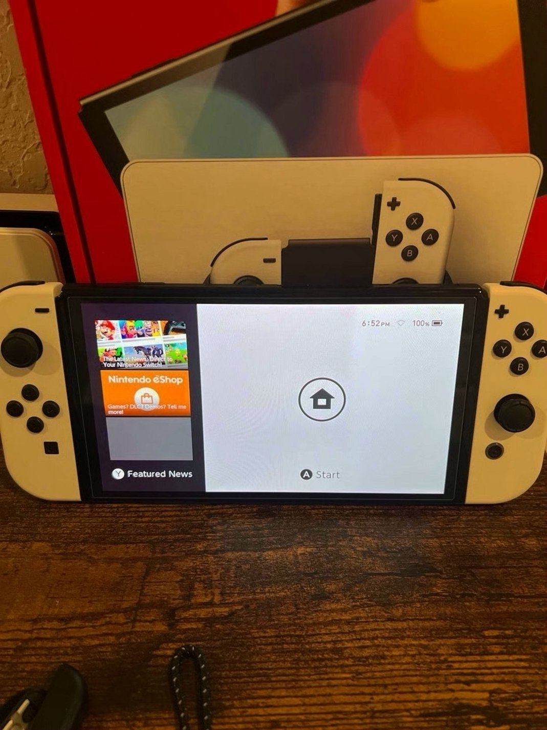 Nintendo Switch OLED Console 7A16 Used image 3